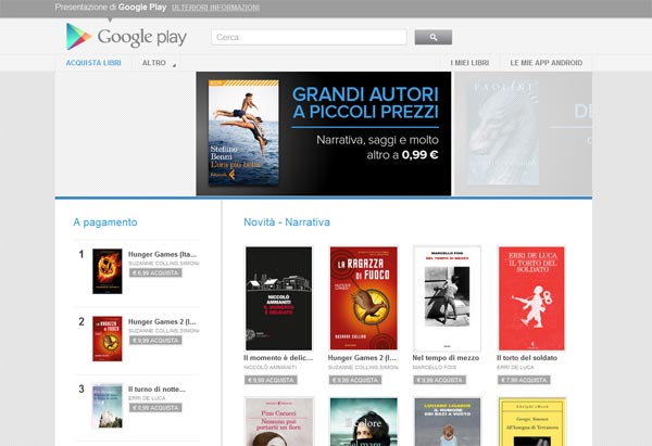 Google Play Libri